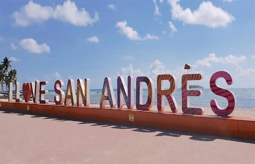 Letras I Love San Andrés