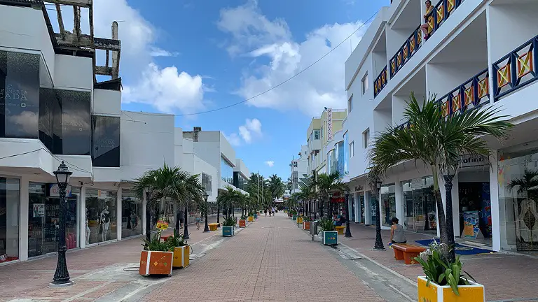Calles del centro de San Andrés